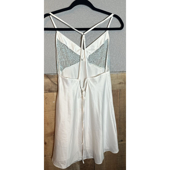 Secret Treasures Lacey Sheer Cami Slip Dress Womens Sz M Fairycore Coquette 90s - Picture 3 of 5